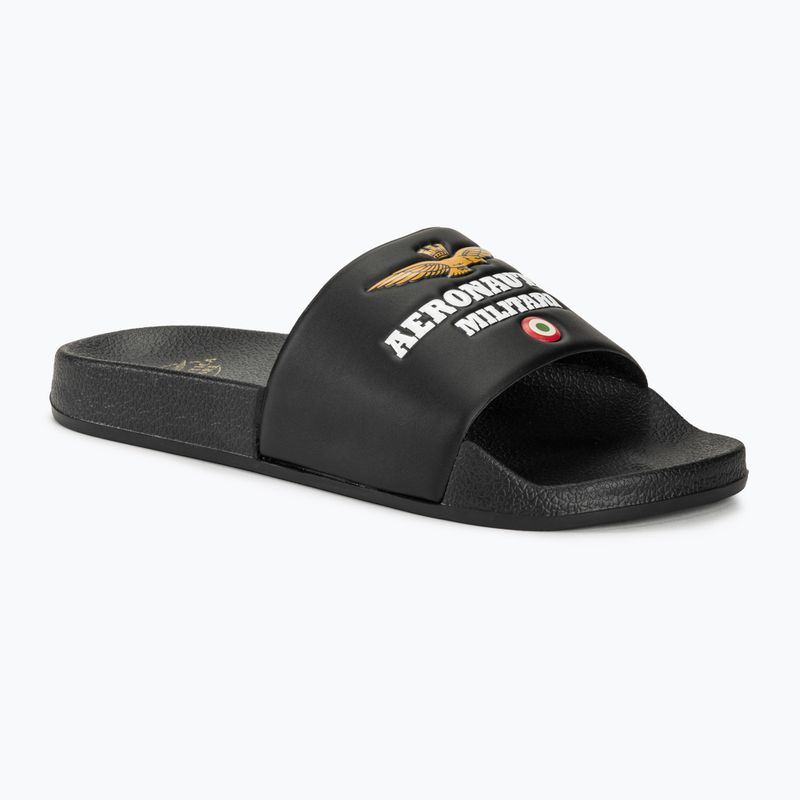 Papuci pentru bărbați Aeronautica Militare Beach jet black