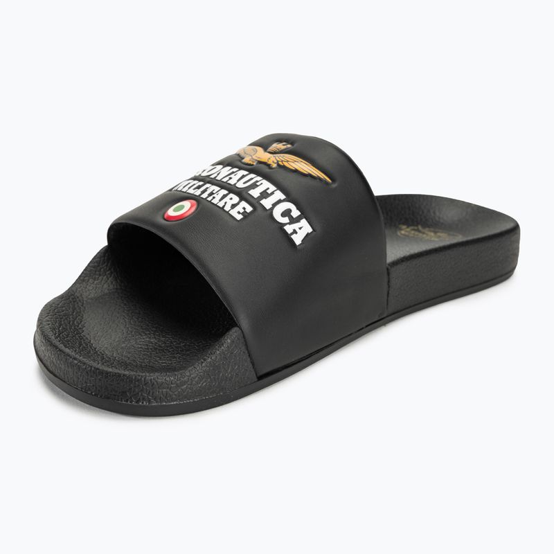 Papuci pentru bărbați Aeronautica Militare Beach jet black 6