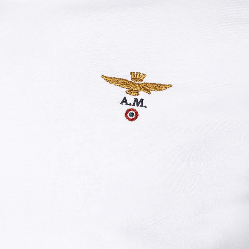 Tricou pentru bărbați Aeronautica Militare Essential off white 3
