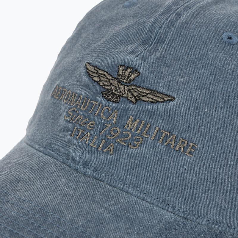 Șapcă pentru bărbați Aeronautica Militare Pigment Treated blue navy