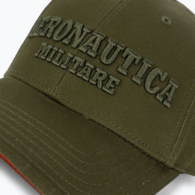 Șapcă pentru bărbați Aeronautica Militare Basic With Metal Eagle military green