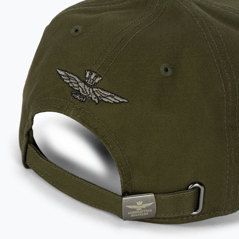 Șapcă pentru bărbați Aeronautica Militare Basic With Metal Eagle military green