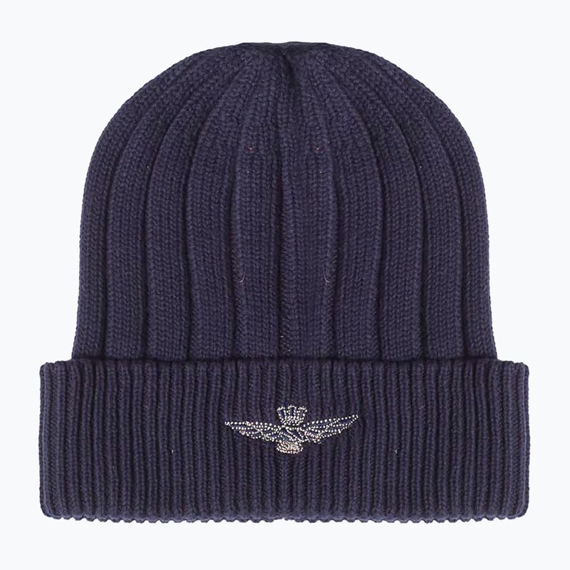 Căciulă de iarnă Aeronautica Militare Cotton Eagle Embroidery blue navy