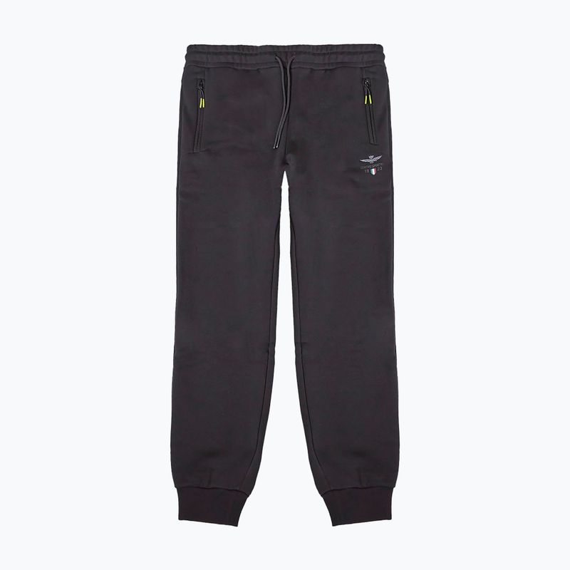 Pantaloni pentru bărbați Aeronautica Militare Sport jet black 6F565