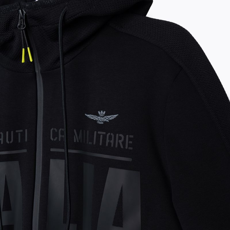 Hanorac pentru bărbați Aeronautica Militare Sport jet black 3