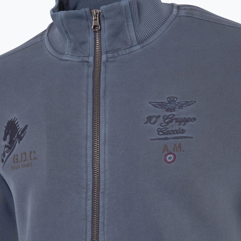 Hanorac pentru bărbați Aeronautica Militare Flying Team dark blue washed 3