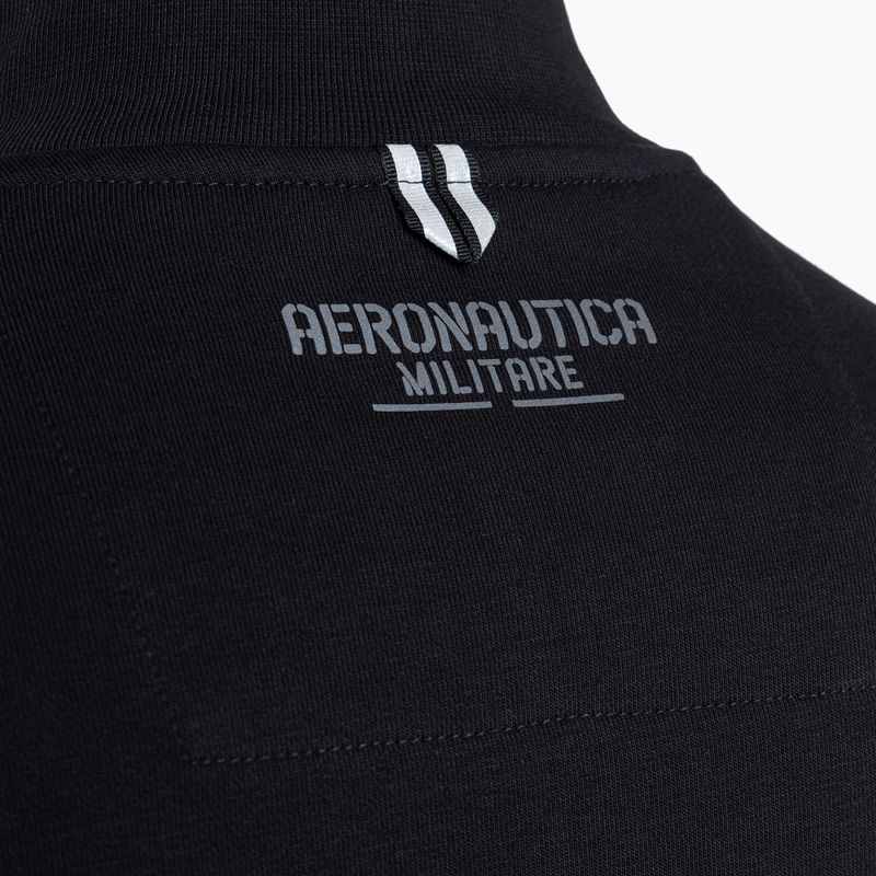 Hanorac pentru bărbați  Aeronautica Militare Sport jet black 4