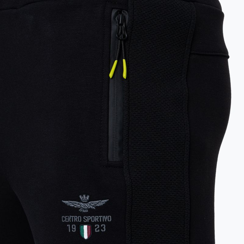 Pantaloni pentru bărbați Aeronautica Militare Sport jet black 9F565 3