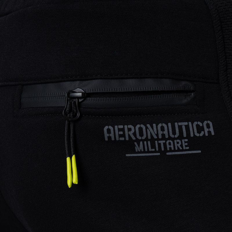 Pantaloni pentru bărbați Aeronautica Militare Sport jet black 9F565 5