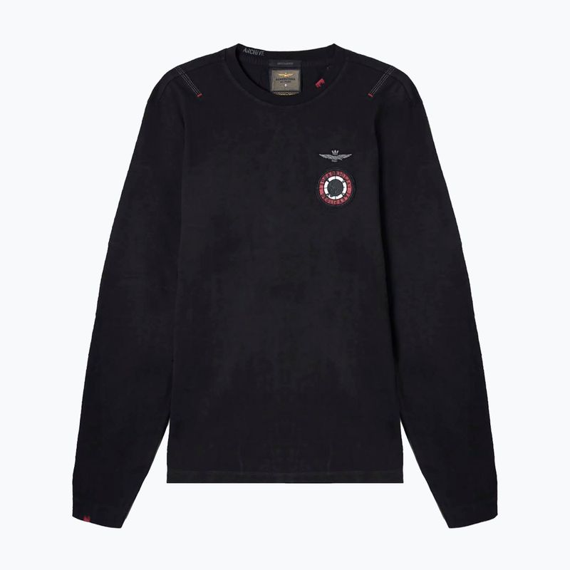 Longsleeve pentru bărbați Aeronautica Militare Flying Team jet black 4