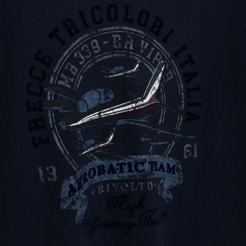 Tricou pentru bărbați Aeronautica Militare Heritage dark blue 3