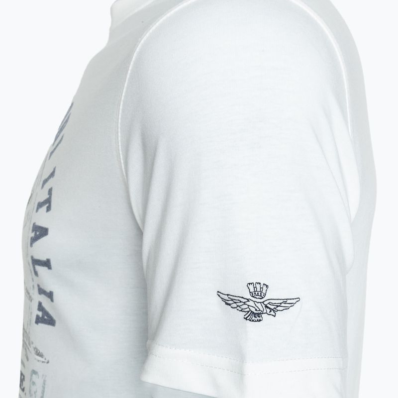 Tricou pentru bărbați Aeronautica Militare Heritage milk white 3