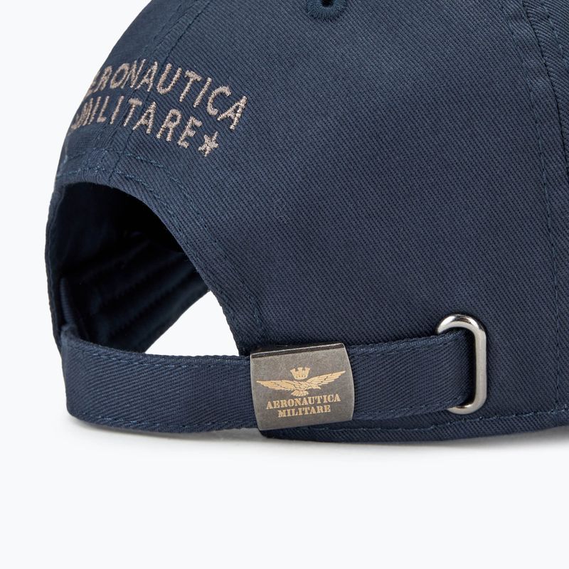 Șapcă pentru bărbați Aeronautica Militare Cotton With Logo blue navy 4