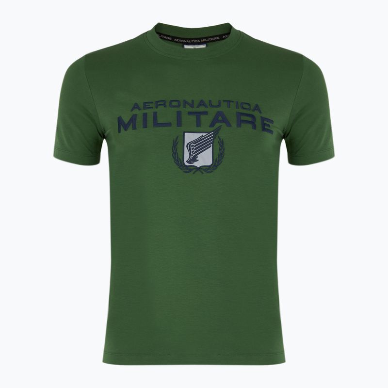 Tricou pentru bărbați Aeronautica Militare 251TS2379J674 forest green