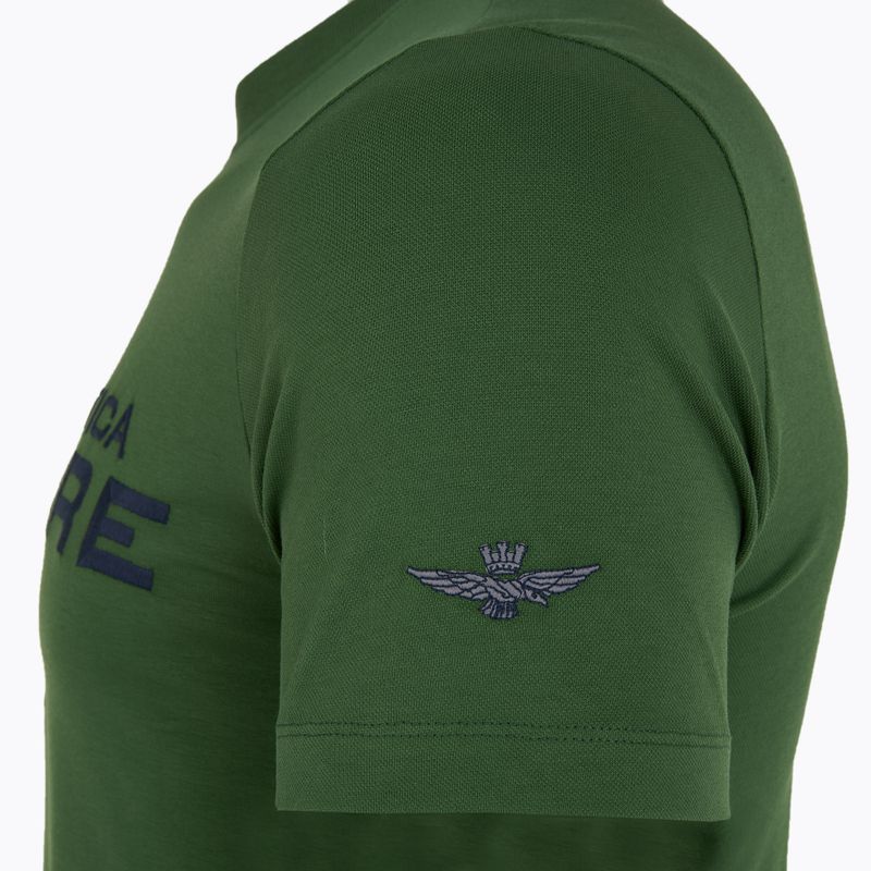 Tricou pentru bărbați Aeronautica Militare 251TS2379J674 forest green 4