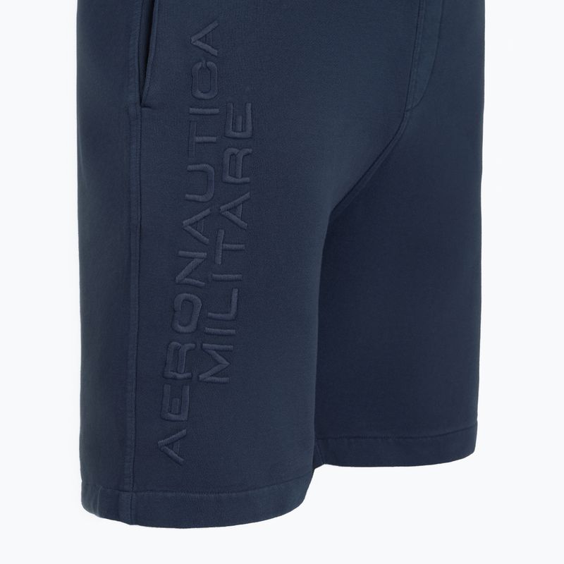 Pantaloni scurți pentru bărbați Aeronautica Militare 251BF013F539 blu navy washed 3