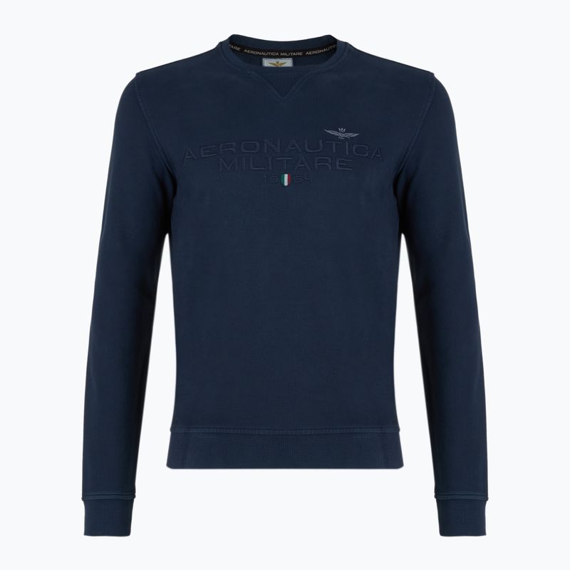 Bluză pentru bărbați Aeronautica Militare 251FE1985F539 blu navy washed