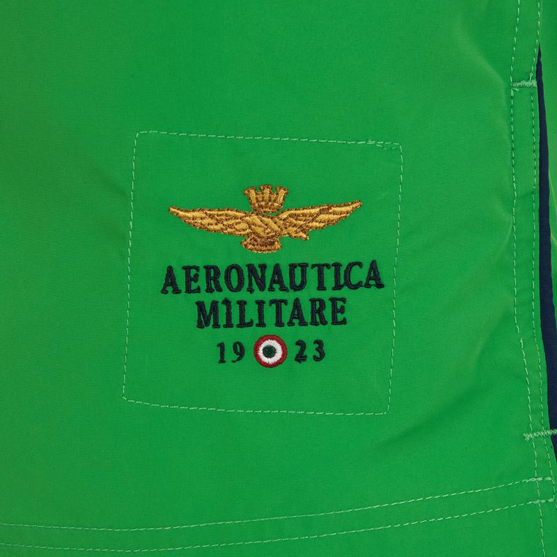 Pantaloni scurți de baie pentru bărbați Aeronautica Militare 251BW223CT2967  pear green 3