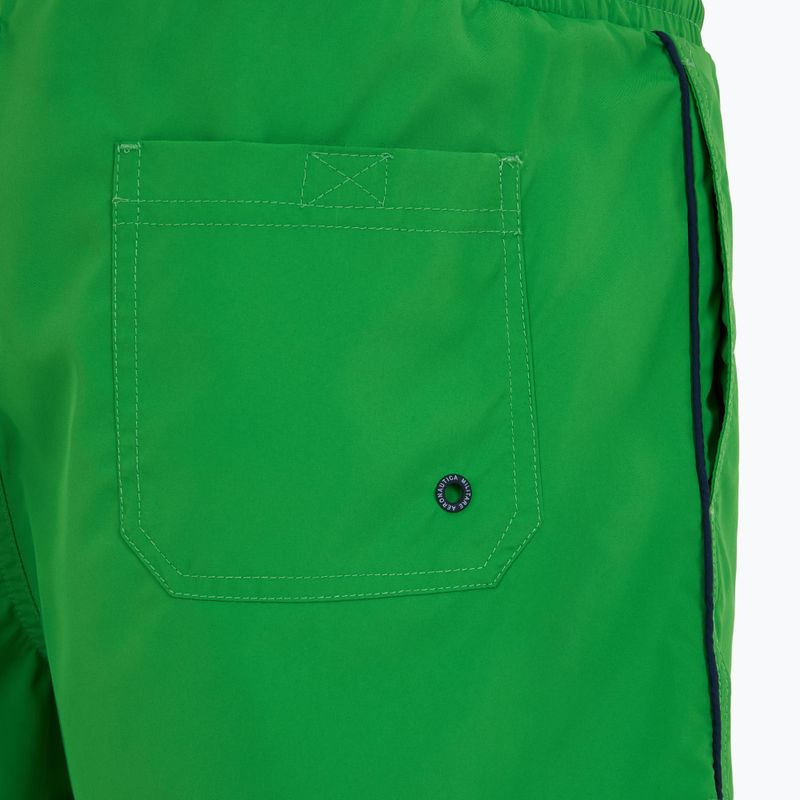 Pantaloni scurți de baie pentru bărbați Aeronautica Militare 251BW223CT2967  pear green 4