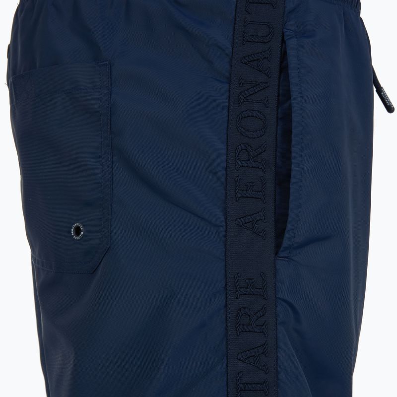 Pantaloni scurți de baie pentru bărbați Aeronautica Militare 251BW225CT3539 blu navy 4