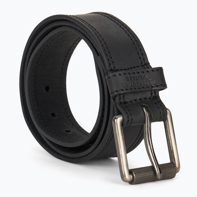 Curea de pantaloni pentru bărbați Aeronautica Militare 251CP237PL181 nero