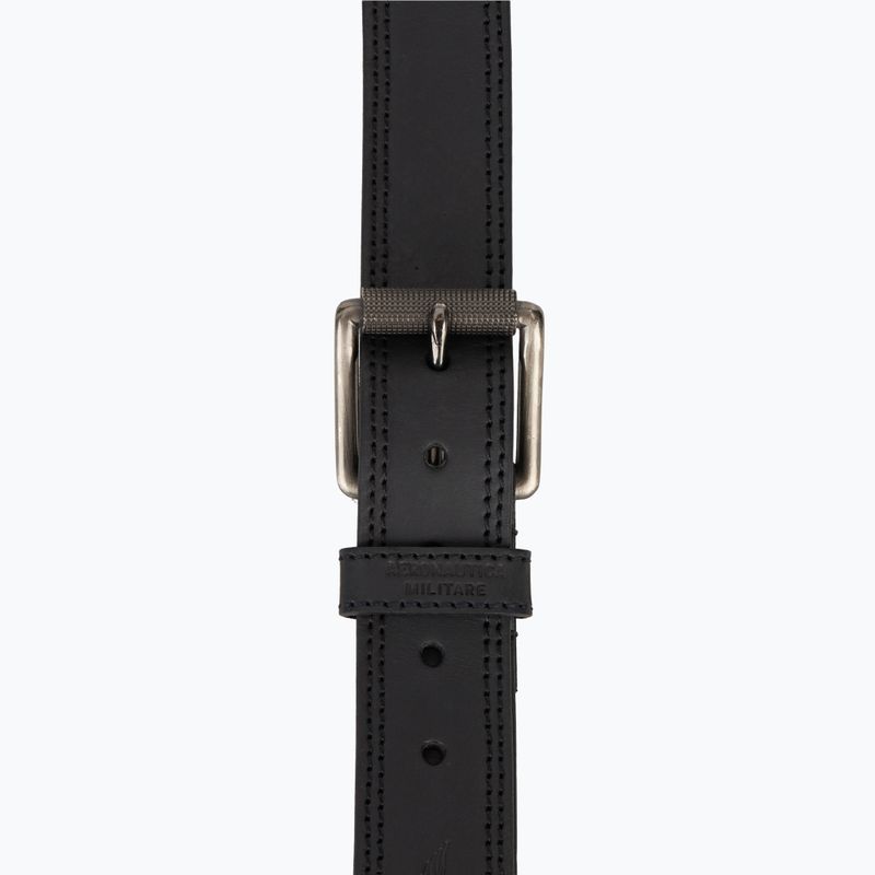 Curea de pantaloni pentru bărbați Aeronautica Militare 251CP237PL181 nero 2