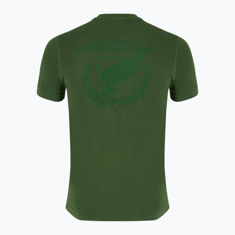 Tricou pentru bărbați Aeronautica Militare 251TS2377J633 forest green washed 2