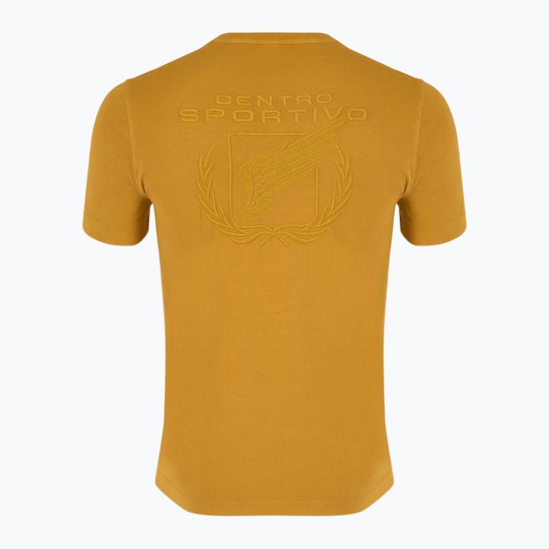 Tricou pentru bărbați Aeronautica Militare 251TS2377J633 golden spice washed 2