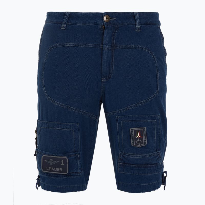 Pantaloni scurți pentru bărbați Aeronautica Militare 251BE252CT3507 indigo