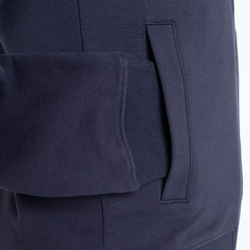 Hanorac pentru bărbați Aeronautica Militare Essential Full Zip blue navy 4