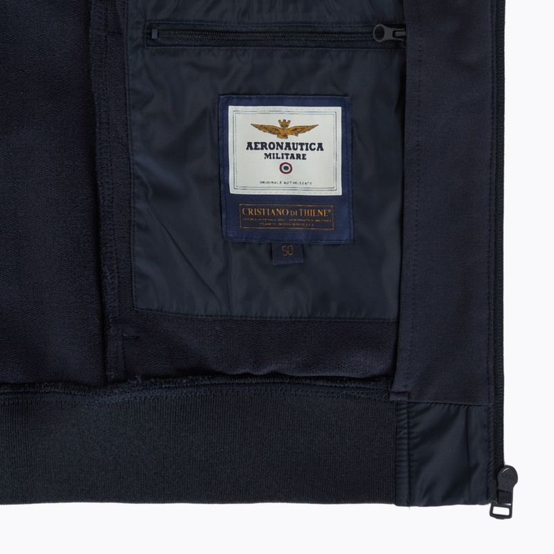 Bluză pentru bărbațiAeronautica Militare 251AF500F459 Cappucio blu navy 5