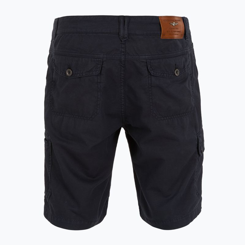Pantaloni scurți pentru bărbați  Aeronautica Militare 251BE259CT3526 blu navy washed 2