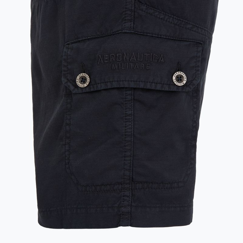 Pantaloni scurți pentru bărbați  Aeronautica Militare 251BE259CT3526 blu navy washed 3