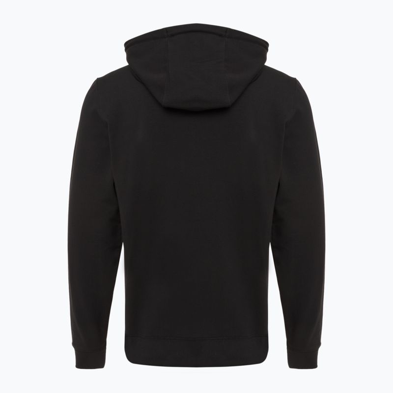Bărbați Aeronautica Militare Essential Hoody jet negru hanorac 2