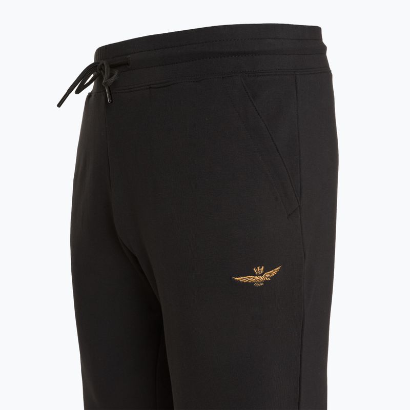 Pantaloni bărbați Aeronautica Militare 251PF872F459 negru jet 3