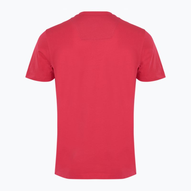Tricou bărbați Aeronautica Militare Essential magenta 2