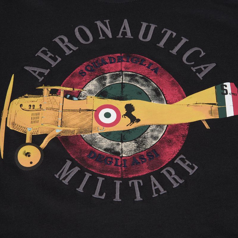 Tricou pentru bărbați Aeronautica Militare Squadriglia degli Assi blu navy 4