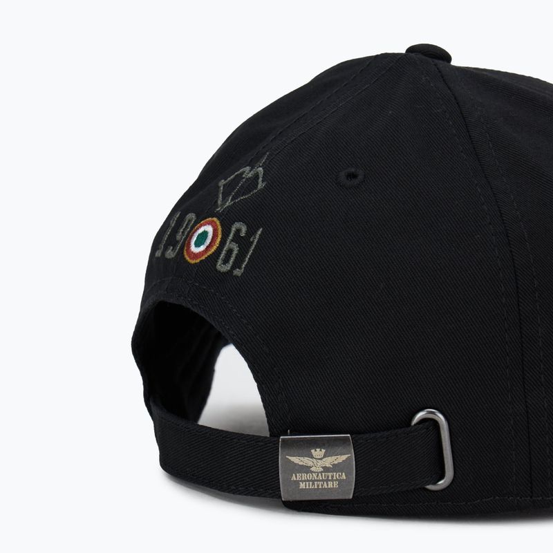Aeronautica Militare șapcă de baseball pentru bărbați 251HA1104CT2261 negru jet 4