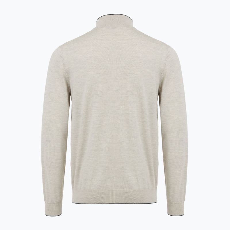 Pulover pentru bărbați Aeronautica Militare 1/2 Zip stone melange 2