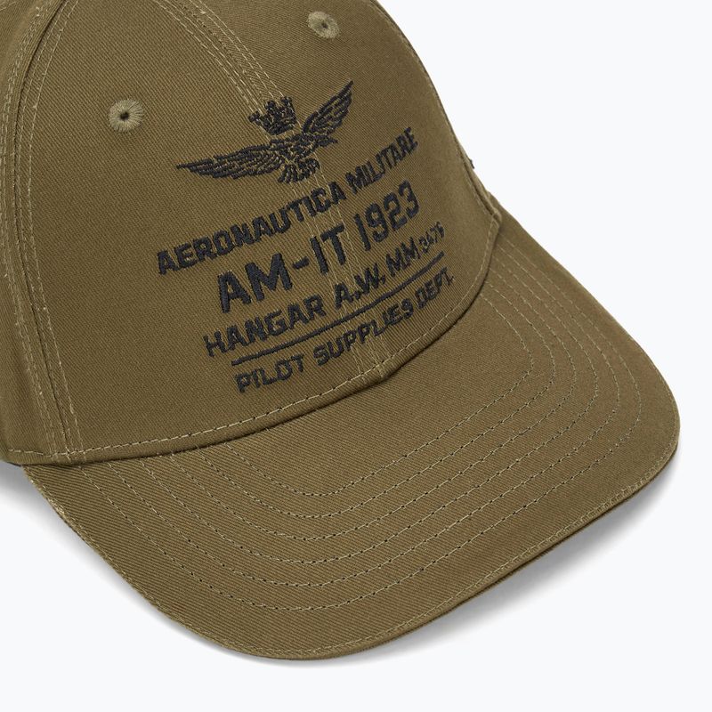 Șapcă pentru bărbați Aeronautica Militare 252HA1223UCT03299 dark olive 3
