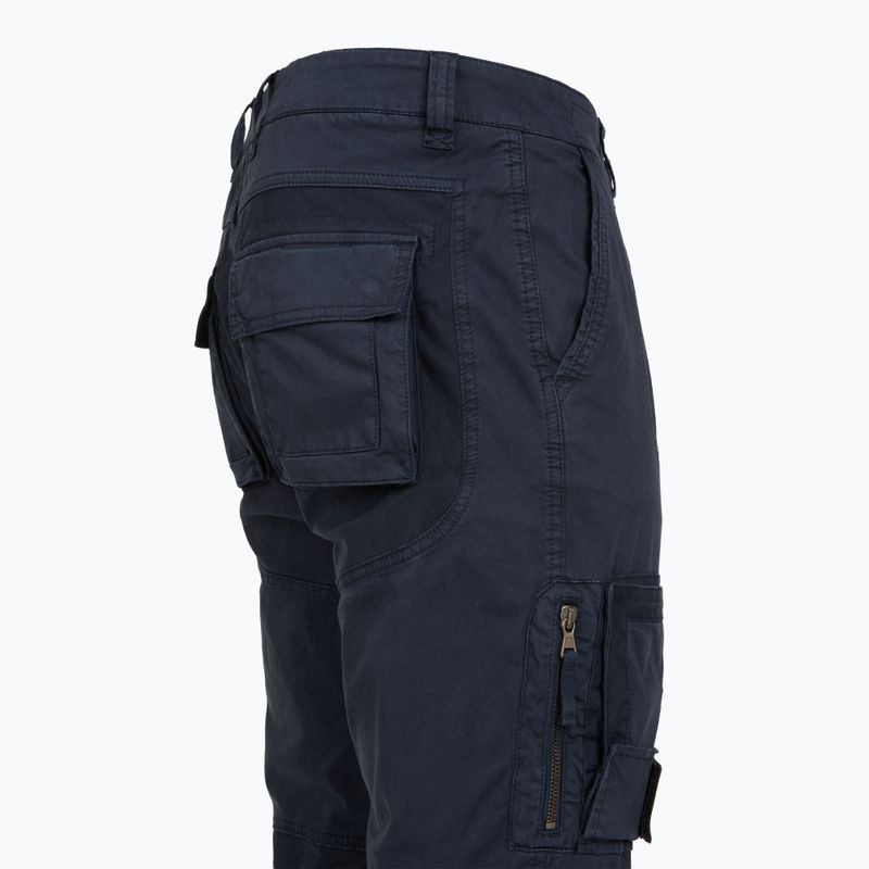 Pantaloni pentru bărbați Aeronautica Militare 252PA1387UCT01493 Iconic Anti-G blu navy 5