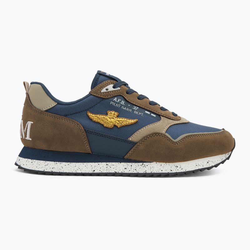 Încălțăminte pentru Bărbați Aeronautica Militare 252SC0288UCT03545 blu navy/brown 2