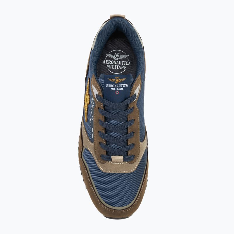 Încălțăminte pentru Bărbați Aeronautica Militare 252SC0288UCT03545 blu navy/brown 5