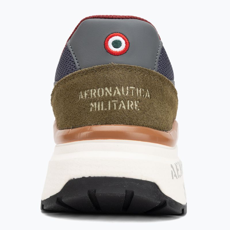 Încălțăminte pentru bărbați Buty Aeronautica Militare 252SC0318UCT04248 verde militare/blu navy 6
