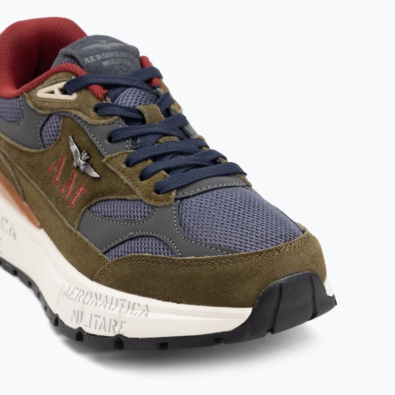 Încălțăminte pentru bărbați Buty Aeronautica Militare 252SC0318UCT04248 verde militare/blu navy 7