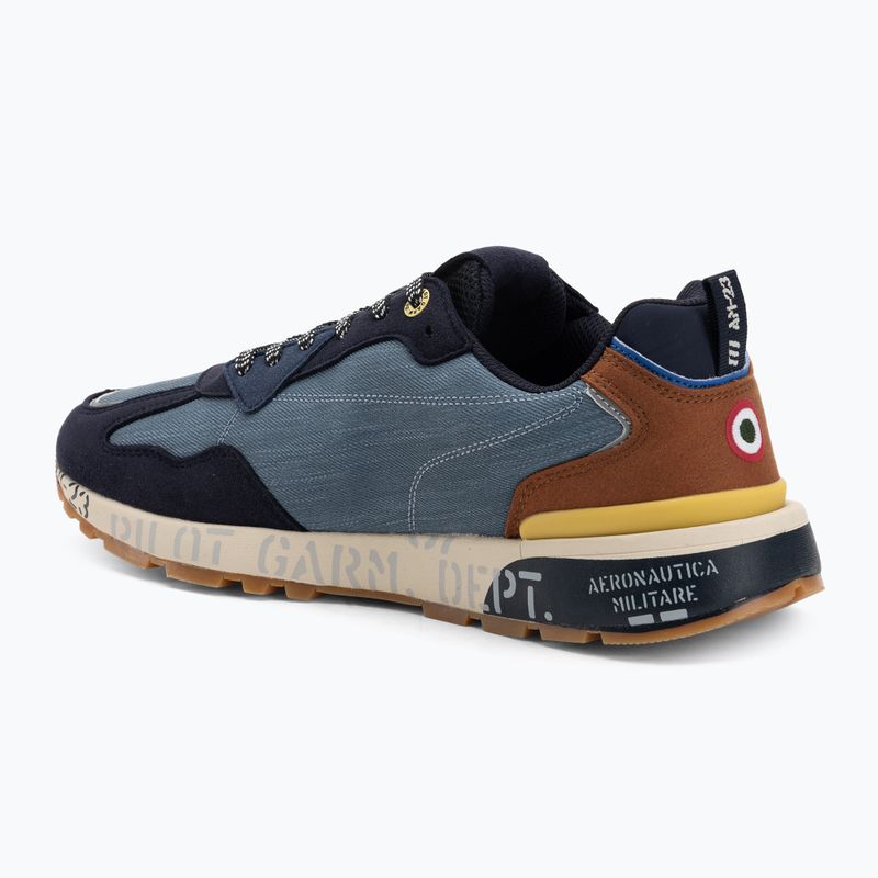 Încălțăminte pentru Bărbați Aeronautica Militare 252SC0276UCT03380 multicolor jeans/marrone 3