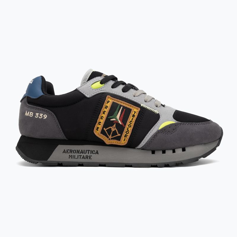 Încălțăminte pentru bărbați Aeronautica Militare 252SC0292UCT03331 black/grey 2