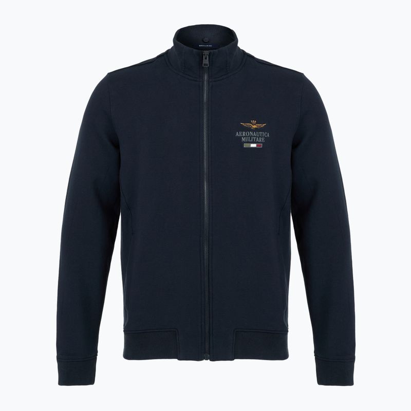 Bluză pentru bărbați Aeronautica Militare Hoodie navy blue 4