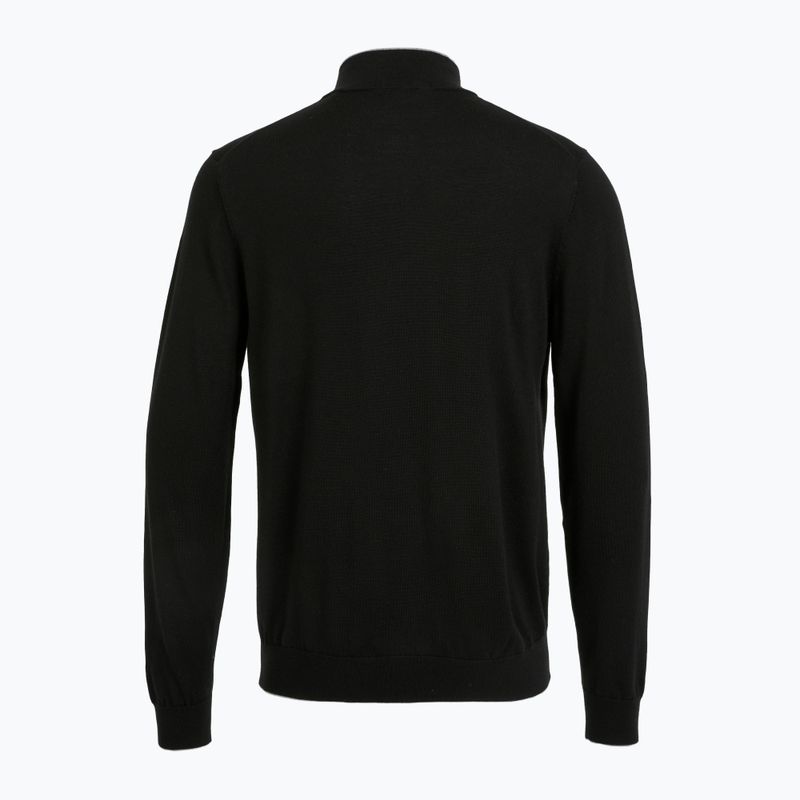 Pulover pentru bărbați Aeronautica Militare 1/2 Zip jet black 2