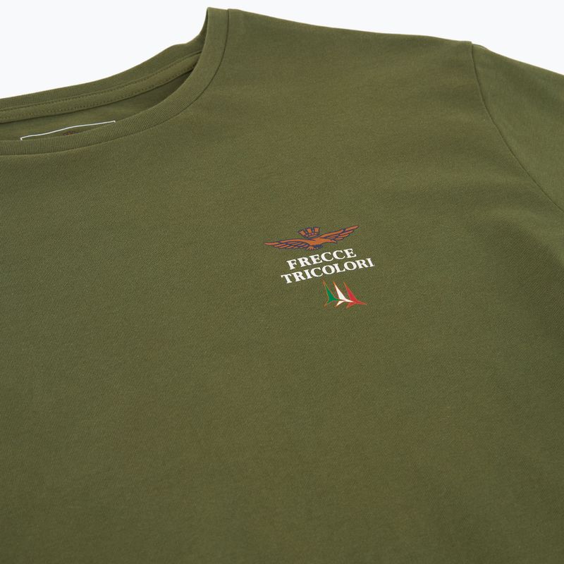 Tricou pentru bărbați Aeronautica Militare AM1UTI005 cu gât rotund military 3
